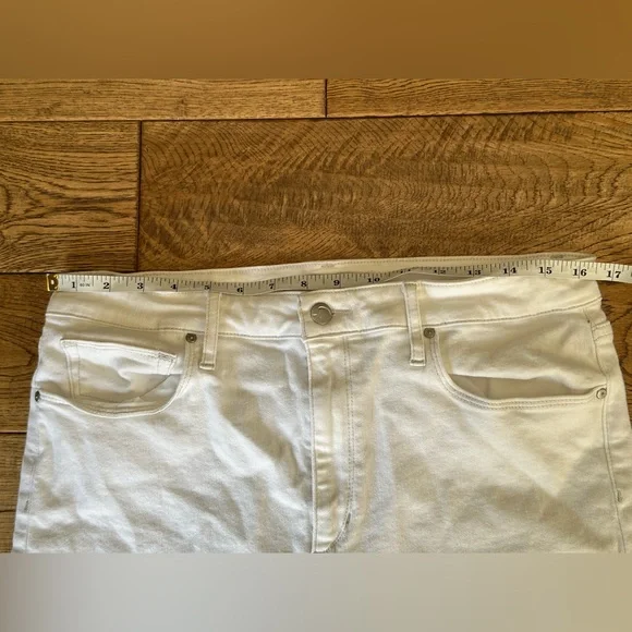 Joe’s Jeans White High Risk Skinny Ankle size 32 - Picture 9 of 12